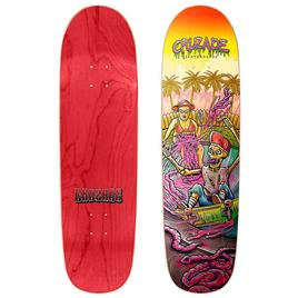 Cruzade Grannie Grind 8.75´´x31.875´´ Skateboard Deck Rosa 31.875 Inches