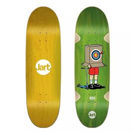 Jart Target 9.125´´x31.85´´ Lc Egg Skateboard Deck Dourado 31.85 Inches