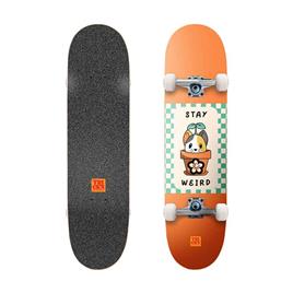 Tricks Stay Weird 7.5´´x28.30´´ Skateboard Laranja 28.30 Inches