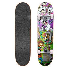 Cruzade Skate Punk Is Not Dead 8.0´´x31.85´´ Skateboard Colorido 31.85 Inches