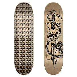 Sk8mafia Team Stab 9.0´´x32.3´´ Skateboard Deck Dourado 32.34 Inches