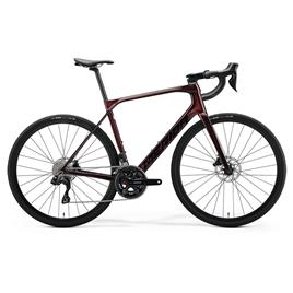 Merida Bikes Scultura Endurance 6000 Burgundy 105 Di2 2024 Road Bike Prateado S