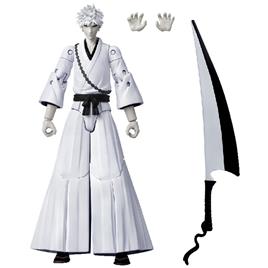 Anime Heroes Bleach With Accessories White Kurosaki Ichigo Figure Transparente 16 cm