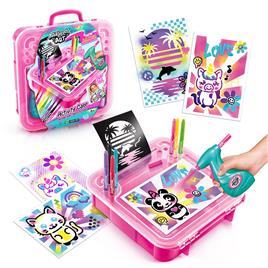 Airbrush Art Activity Case Doll Colorido