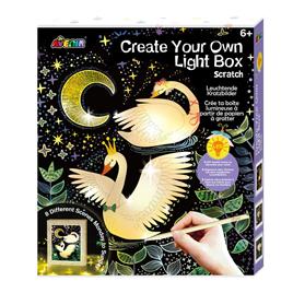 Avenir Scratch Set Create Your Own Lightbox Doll Dourado