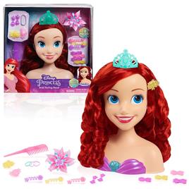 Just Play Disney Princess The Little Mermaid Ariel Styling Head With 18 Accessories Doll Rosa