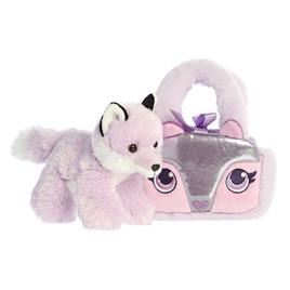 Fancy Pals Aurora Fox In A Bag Teddy Rosa 20 cm