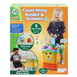Ko Vtech Educational Toy Countalong Basket & Scanner In English Lang Doll Transparente