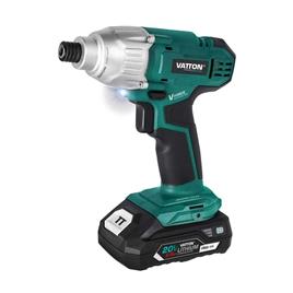 Vatton Impact Driver 20v 1 Battery 2.0ah Prateado