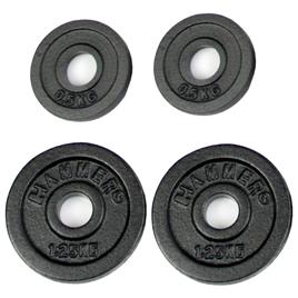 Finnlo 0.5kg+1.25kg Iron Disc Set Prateado 0.5+1.25 kg