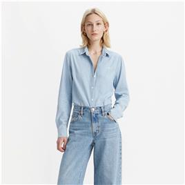 Levi´s ® The Classic Long Sleeve Shirt Azul S Mulher