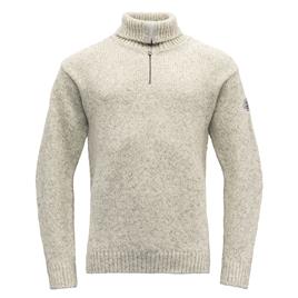 Devold Of Norway Nansen Wool Zip Neck Sweater Beige XL Homem
