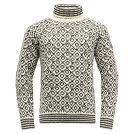 Devold Of Norway Svalbard Wool High Neck Sweater Beige S Homem