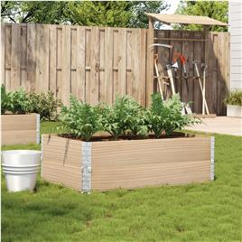 vidaXL Vaso/floreira para jardim 120x80 cm madeira de pinho maciça