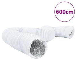 vidaXL Conduta de ventilação 6 m Ø15 cm alumínio e PVC