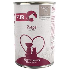 Herrmann's Bio Carne pura 12 x 400 g - Pack económico - Cabra