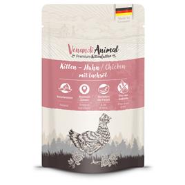 Venandi Animal Kitten 12 x 125 g - Frango com óleo de salmão