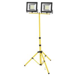 Matel Tripod With Led Projector Ip65 2x70w Cool Prateado