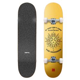 Tricks Sunshine 8.0´´x31.85´´ Skateboard Dourado 31.85 Inches