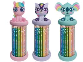 Tubo Com 12 Lapis Cor Sweetdreams Modelos Sortidos