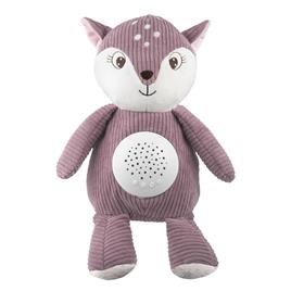 Canpol Babies 3in1 Fawn With Music Box And Projector 0m + Pink 77/206_pin Teddy Rosa