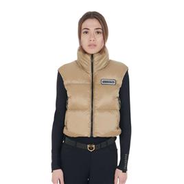 Equestro Rip Stop Vest Beige L Mulher