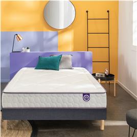 Conjunto colchão de molas e estrado, Full Bed, Merinos