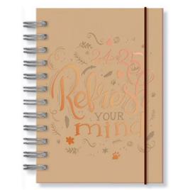 PAPIRO Agenda Escolar Tucson Refresh, A5, Bege