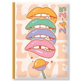 PAPIRO Agenda Escolar Love, A5, Bege