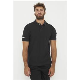 Legea Ariete Short Sleeve Polo Preto M Homem