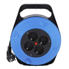 Onlex Retractable Extension 4 Sockets 10 M Azul