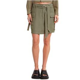 G-star Belted Short Skirt Verde 27 Mulher