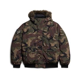 Superdry Everest Faux Fur Bomber Jacket Verde XL Homem