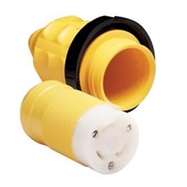 Marinco 30a 125v Plug Dourado