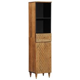 vidaXL Armário de casa de banho 38x33x160 cm mangueira maciça