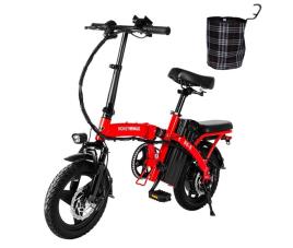 Bicicleta elétrica honey whale s6-s - potência 350w bateria 48v10.4ah