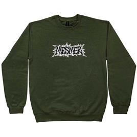 Mesmer Spiky Crewneck Sweatshirt Verde M Homem