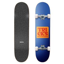 Tricks Logo 8.0´´x31.85´´ Skateboard Azul 31.85 Inches