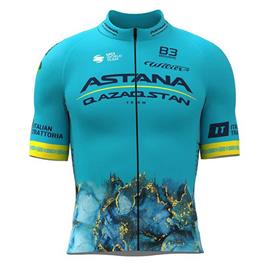 Biemme Astana Short Sleeve Jersey Azul 2XL Homem