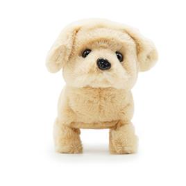 Pugs At Play Walking Dog Goldie Interactive Robot Beige