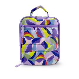 ZIPIT® Lancheira Puffer Folhas, Roxo