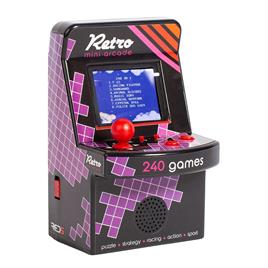 The Source Red5 Mini Arcade Machine Electronic Arcade Carnival Game Figure Rosa