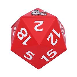 Nemesis Now D20 Dice Box 13.5 Cm Decorative Dice Vermelho