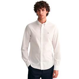 Gant Slim Long Sleeve Shirt Branco 3XL Homem