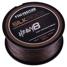 Pole Position Silkrock Heavy8 500 M Braided Line Castanho 0.330 mm