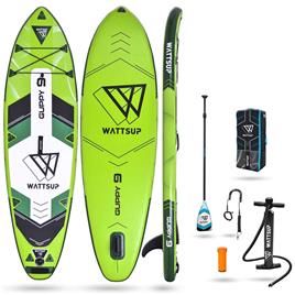 Wattsup Guppy 9´ Paddle Surf Set Verde 275 cm / 76 cm