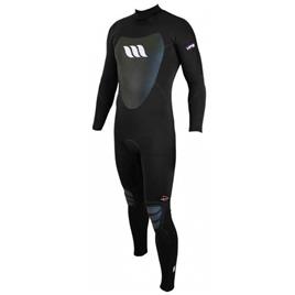 West Lotus Airo Long Sleeve Chest Zip Neoprene Suit Preto XL