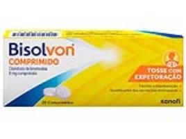 Comprimidos Bisolvon 8mg 20un