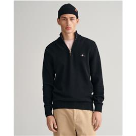 Gant Casual Half Zip Sweater Preto S Homem