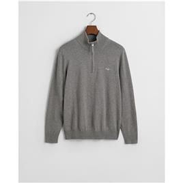 Gant Classic Half Zip Sweater Cinzento L Homem
